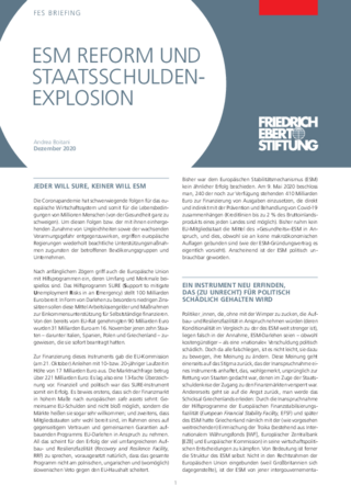ESM Reform und Staatsschuldenexplosion