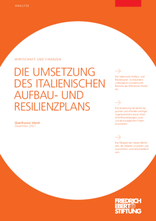 Die Umsetzung des italienischen Aufbau- und Resilienzplans