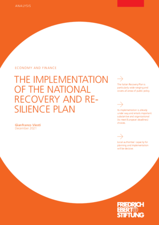 The implementation of the National Recovery and Resilience Plan