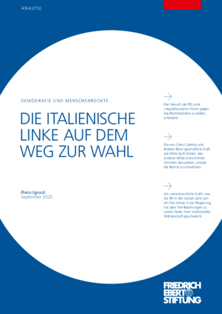 Die italienische Linke auf dem Weg zur Wahl